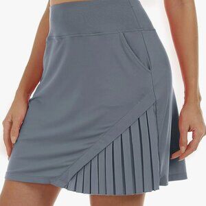MoFiz Women Tennis Golf Skirt 20" Knee Length- small